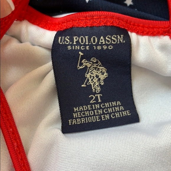 U.S. Polo girls star swimsuit size 2T - Picture 3 of 4